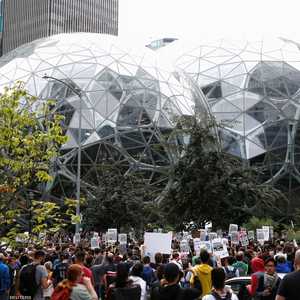 جانب من الاحتجاجات في سياتل