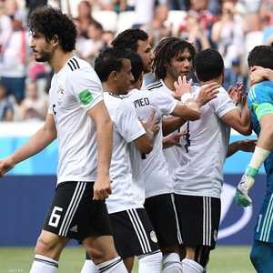 صورة أرشيفية للاعبين في منتخب مصر