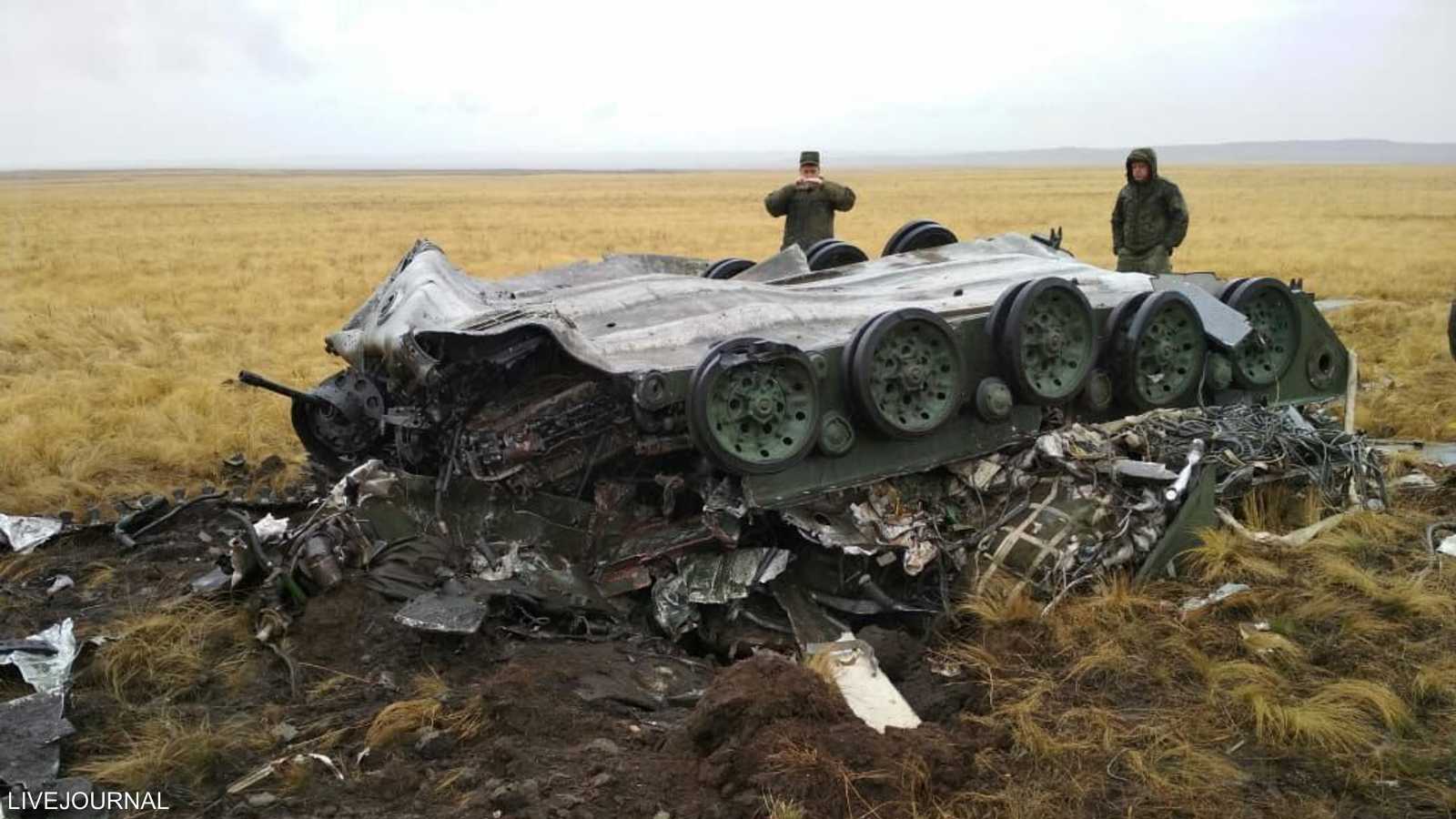 المدرعة بعد سقوطها