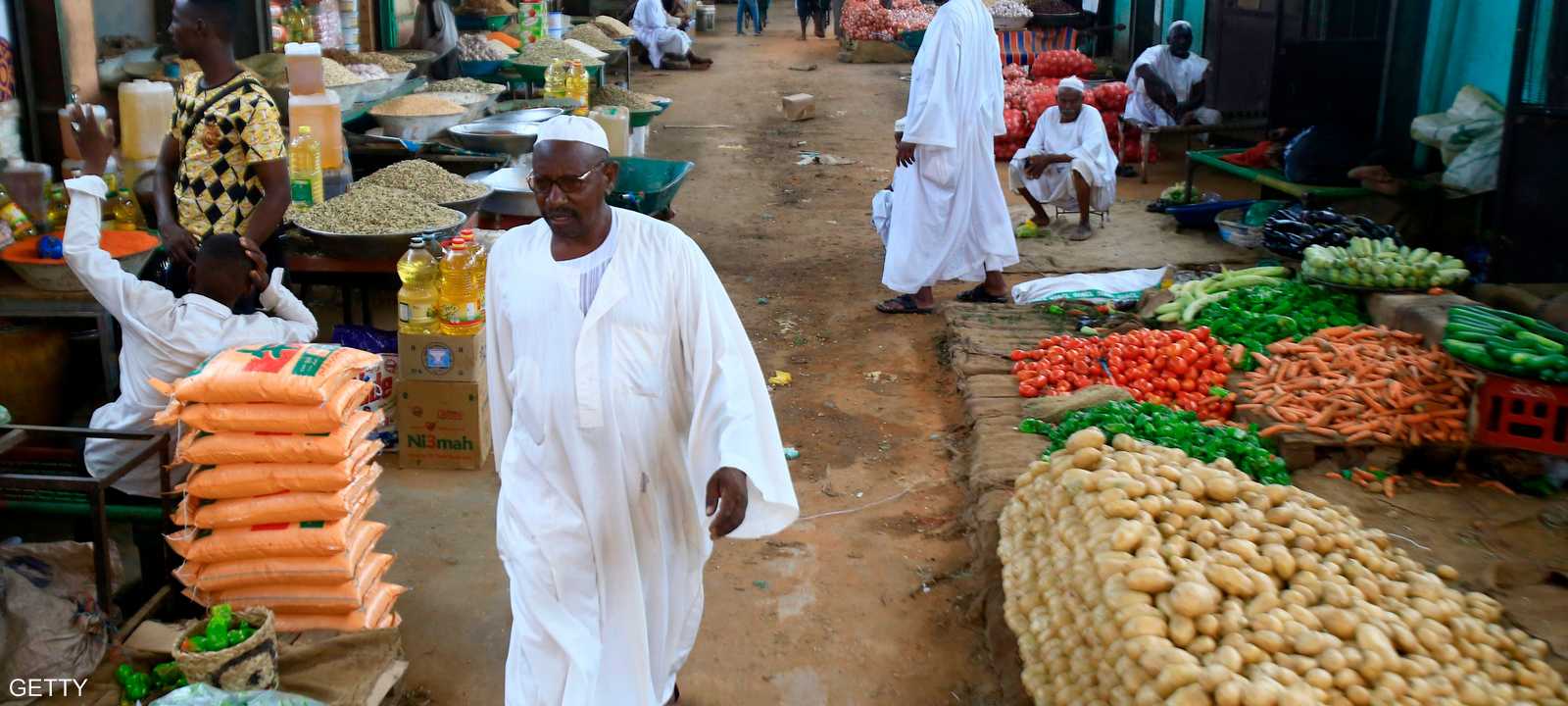 أحد الأسواق في مدينة الخرطوم