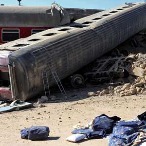 انحراف قطار عن القضبان جنوب شرق إيران - أرشف.