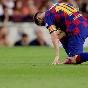 ليونيل ميسي بعد إصابته