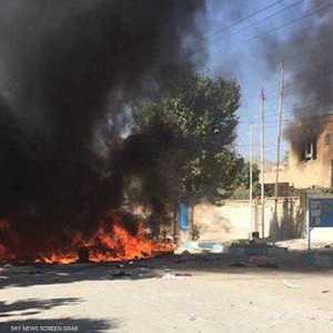 جانب من التظاهرات