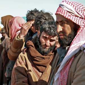 عناصر من تنظيم داعش في قبضة قوات سوريا الديمقراطية