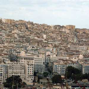 منظر عام للقصبة في العاصمة الجزائر
