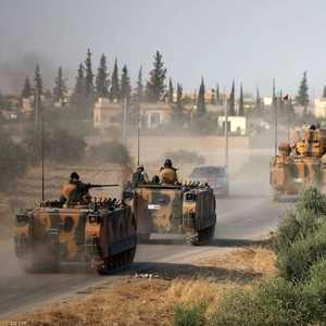 آليات عسكرية تركية تتوغل في شمال سوريا