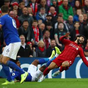 صلاح تعرض لإصابة خلال لقاء ليستر سيتي