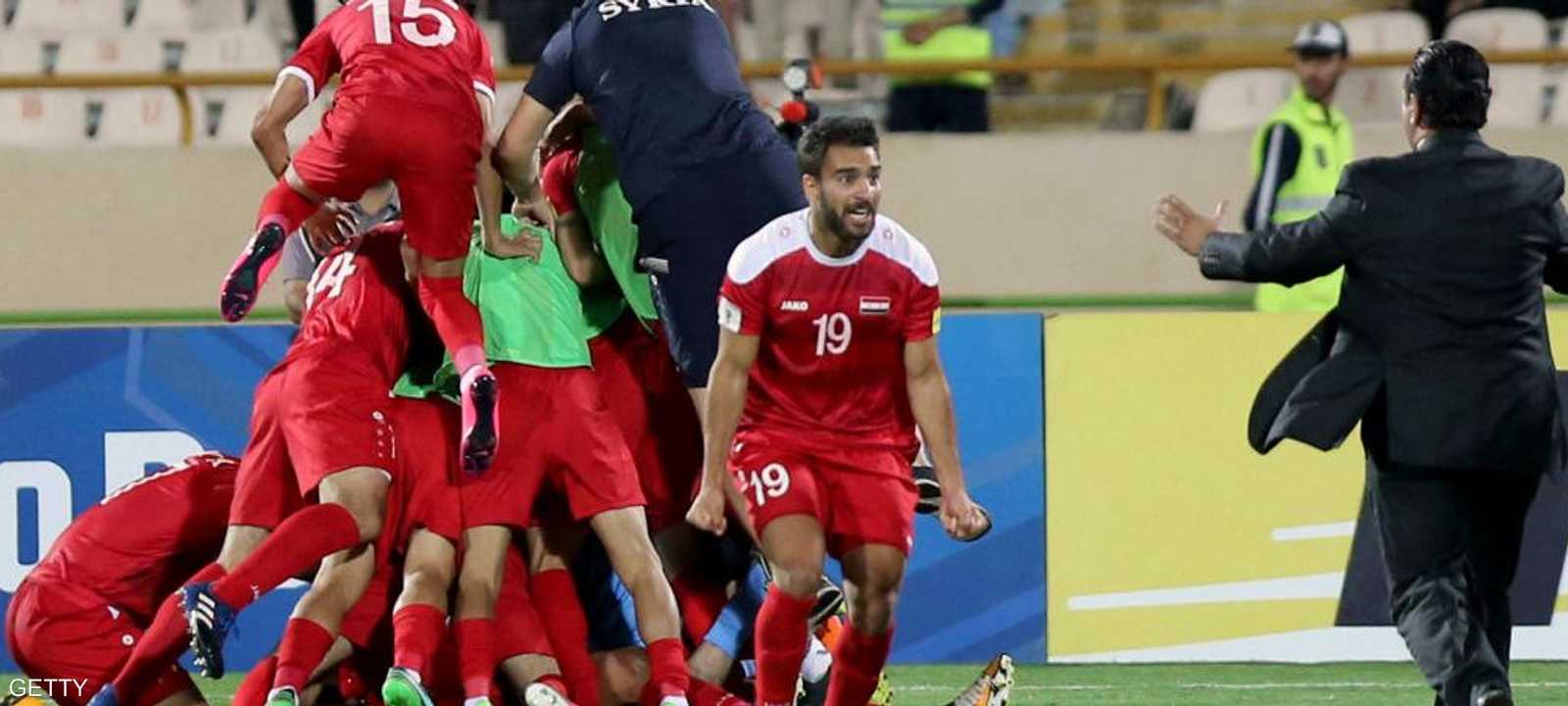 لعب منتخب سوريا مهاجما بعد معرفته بتعادل الصين