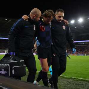 تعرض مودريتش للإصابة في مباراة كرواتيا وويلز