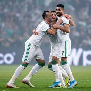 محرز سجل هدفين في مرمى كولومبيا