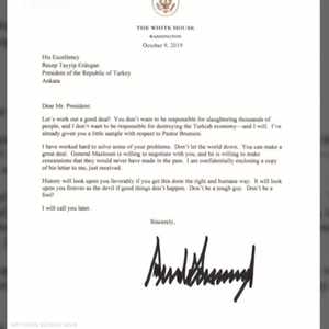 الكشف عن رسالة شديدة اللهجة وجهها ترامب لأردوغان