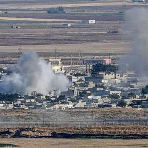 قصف تركي طال رأس العين في سوريا