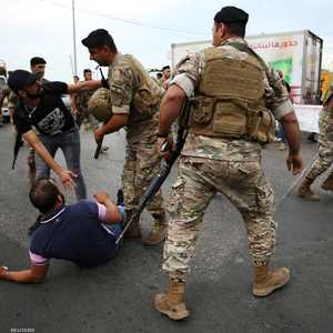 جانب من الاحتجاجات في لبنان