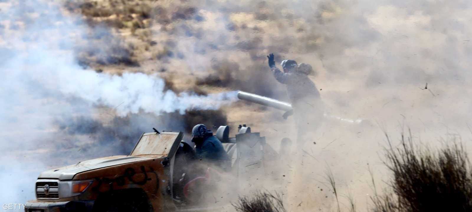 مسلحون تابعون لميليشيا طرابلس