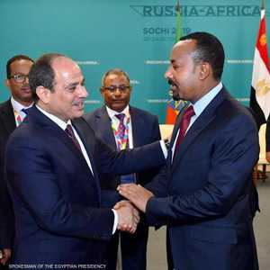 اللقاء بين السيسي وآبي تناول التباحث حول ملف سد النهضة.