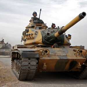 دبابات تركية شاركت في عملية غزو شمالي سوريا