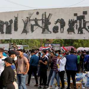 ساحة التحرير تشهد احتجاجات لليوم الرابع على التوالي.