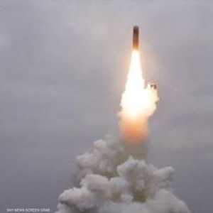 أرشيفية لإطلاق صاروخ كوري شمالي (نقلا عن وكالة يونهاب)