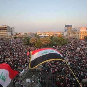 تحولت ساحة التحرير في بغداد إلى مركز للحراك في العراق.