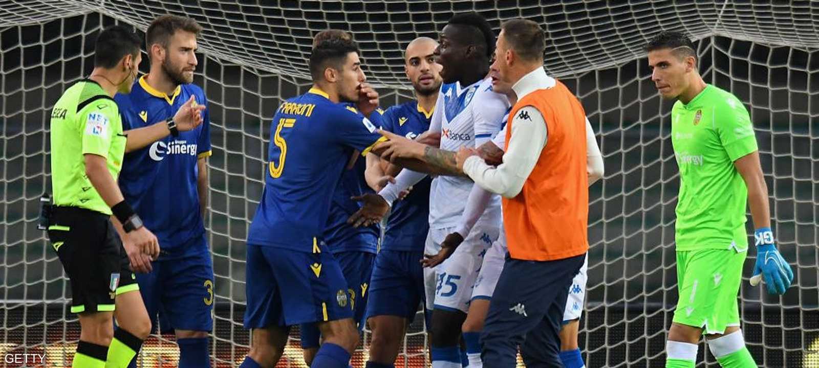 بالوتيلي في لحظة غضب