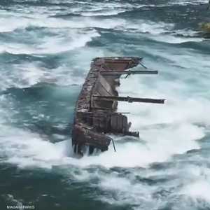 السفينة عالقة في موقعها منذ 1918