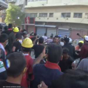 مواجهات بين المحتجين والأمن في بغداد