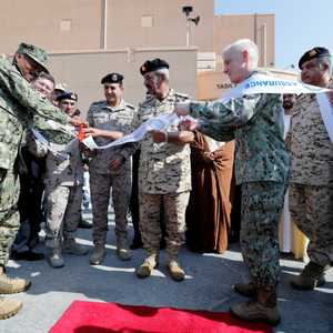 شارك في الافتتاح قادة البحرية للدول المشاركة في التحالف