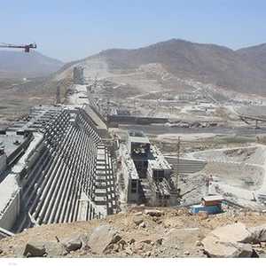 جانب من سد النهضة