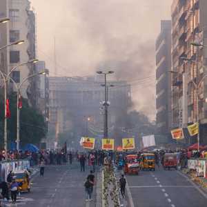 شهدت الاحتجاجات العراقية اعمال عنف دامية