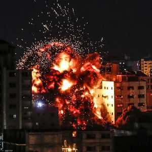 من عملية قصف إسرائيلي سابق على قطاع غزة