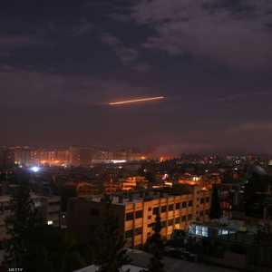 من قصف سابق استهداف العاصمة السورية دمشق