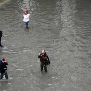 فينيسيا.. مشهد استثنائي في قلب المدينة الشهيرة