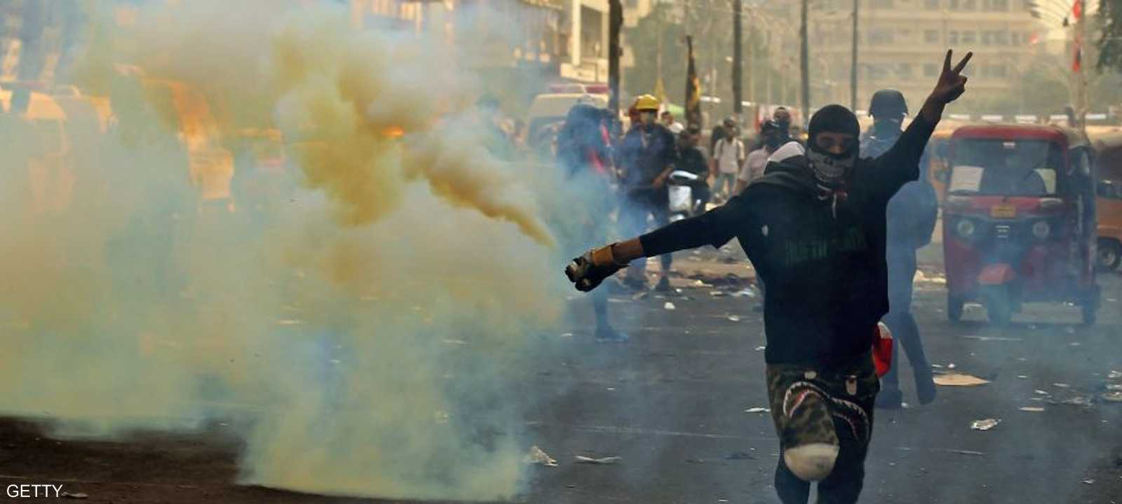 المظاهرات في العراق لم تتوقف منذ أكثر من شهر.