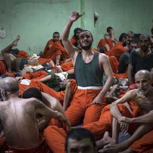 سجناء من داعش في سجن بالحسكة - أرشيف.