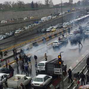 من احتجاجات الوقود في طهران - أرشيفية