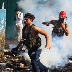 عاد المتظاهرون للاعتصام على جسر السنك وساحة الخلاني ببغداد