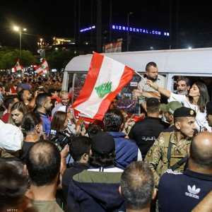 جرحى سقطوا خلال اشتباكات في ساحة رياض الصلح