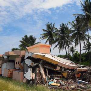 جانب من آثار زلزال ضرب المكسيك في سبتمبر 2018.