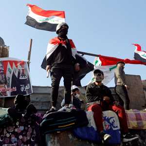 جانب من الاحتجاجات في العراق