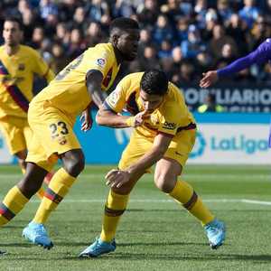 سواريز أحرز الهدف الأول لبرشلونة