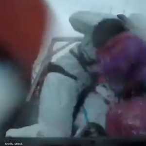 إنقاذ الطفل جرى بصعوبة بالغة