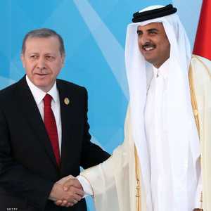 أردوغان وتميم في لقاء سابق بينهما