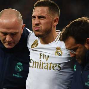 هازارد بعد إصابته أمام سان جرمان