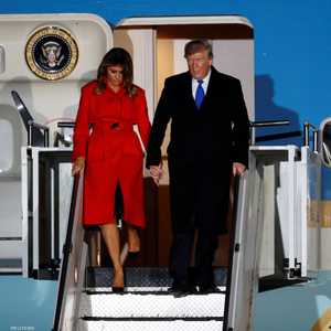 ترامب وميلانيا في لندن