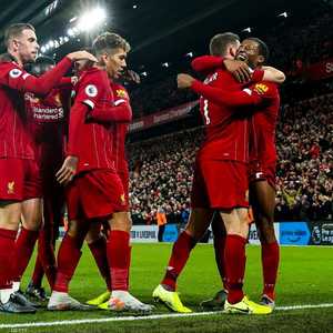 قدم ليفربول أداء مذهلا في الشوط الأول