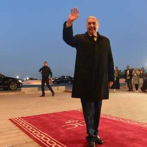 المرشح الرئاسي علي بن فليس خلال وصوله للمشاركة في المناظرة