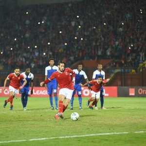 جانب من مباراة الأهلي مع الهلال السوداني الأخيرة