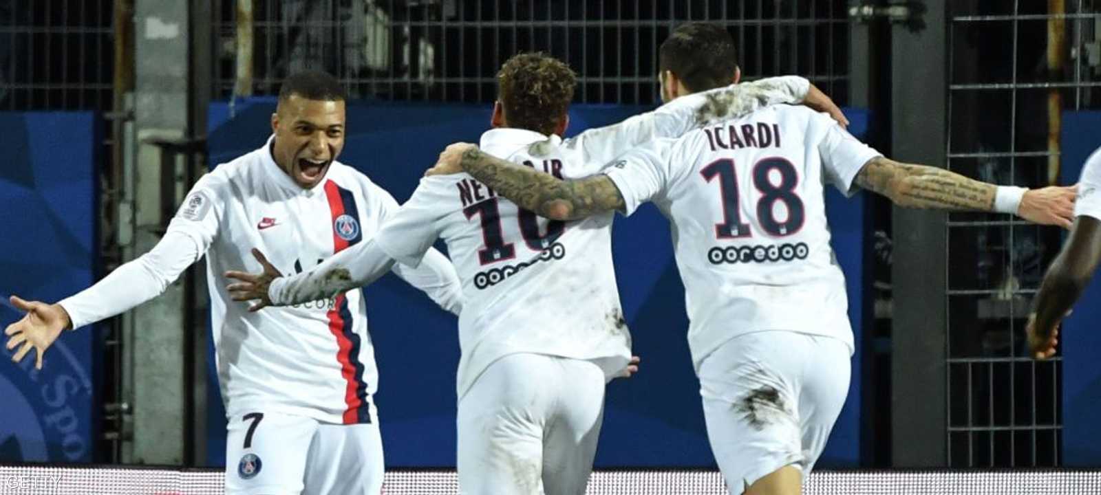 "ثلاثي الرعب" الهجومي مبابي ونيمار وإيكاردي