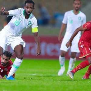 منتخبا السعودية والبحرين في مباراة سابقة