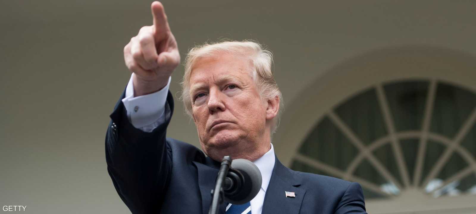 الرئيس الأميركي دونالد ترامب